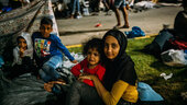 Menschen im Flüchtlingslager Moria 2 